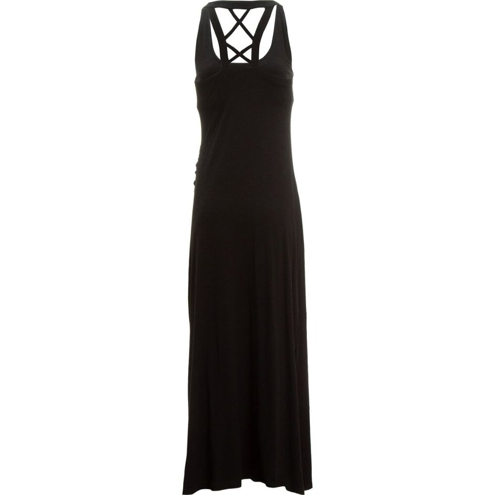 Toad&Co Black Montauket Backless Maxi Dress
